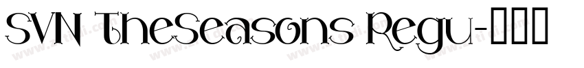 SVN TheSeasons Regu字体转换